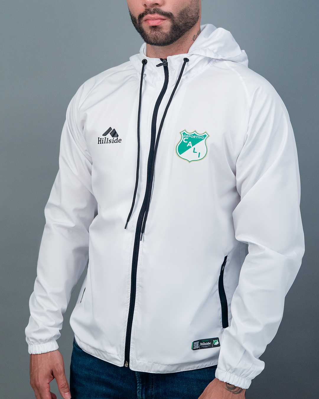 Hs Chaqueta Rompevientos Deportivo Cali Oficial